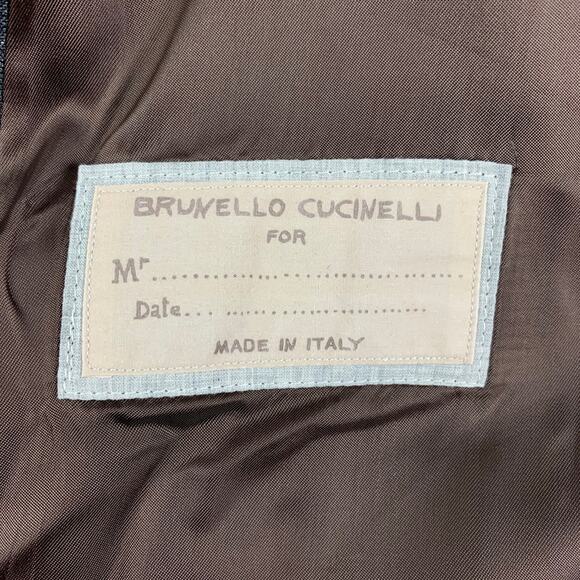 BRUNELLO CUCINELLI Size 38 Grey Wool Vest Suit - Picture 6 of 9